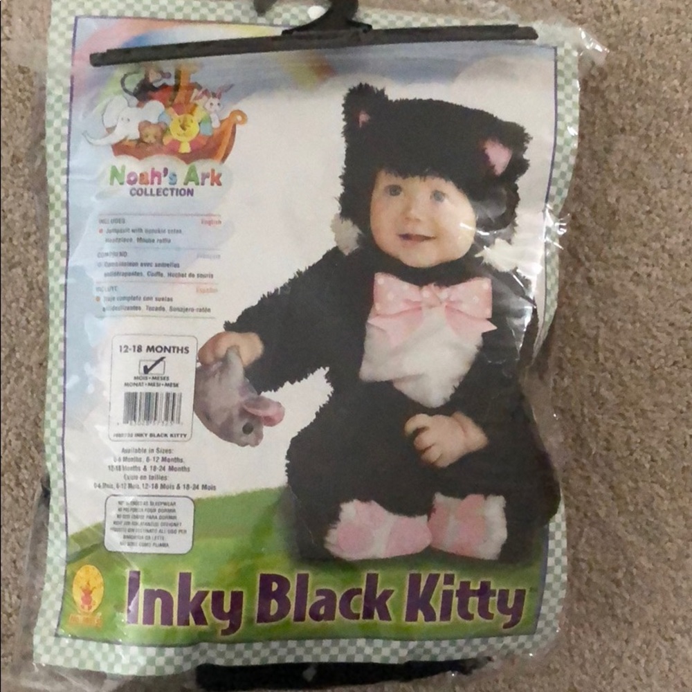 Baby Black Cat Halloween costume